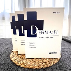 Dermael Bio Cellulose Mask Pack 1 Box 30ml 5 Sheets Premium Aesthetic Hospital Professional Use 2 Hydration Mask 10 Sheets / 더마엘 바이오 셀룰로오즈 마스크팩 1박스30ml 5매 프리미엄 에스테틱 병의원전문용 2 하이드레이션 마스크10매