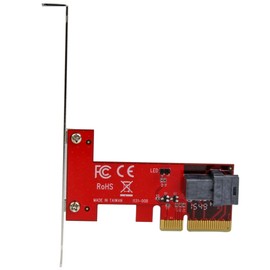 StarTech.com 4-Lane PCI Express to SFF-8643 Adapter for PCIe NVMe U.2 SSD - U.2 2.5" NVMe SSD Adapter , TAA (PEX4SFF8643)