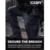 CQR Men's Flex Ripstop Tactical Pants, Water Resistant Stretch Cargo