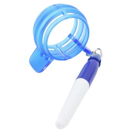 Alomejor Circle Golf Ball Liner, 360 Degree Golf Ball Line Marker Drawer with Pen for Drawing (Blue)