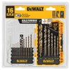 DEWALT - DEW-DW1956 Drill Bit Set with Pilot Point, 16-Piece