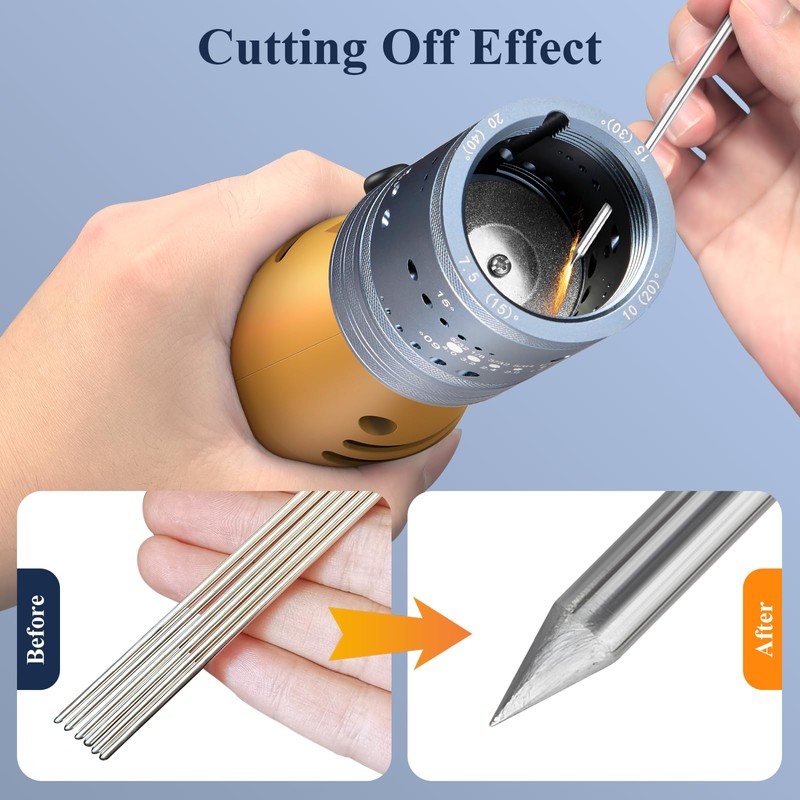 Tungsten Electrode Sharpener Grinder Head,Tungsten Sharpener for Tig Welding with