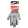 Scan Cut Resistant Level D Gloves, PU Palm, Conforms to
