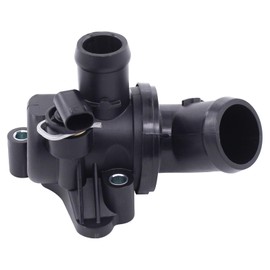 Thermostat Housing Coolant Thermostat Housing Coolant Sensor Seal Coolant Thermostat Cooling Water Thermostat Sensor with Sealing Ring for A-Class W169 2004-2012 B Class W245 2005-2011