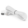 deleyCON 50 m Phone Cable, TAE-F Plug to RJ11 Plug,