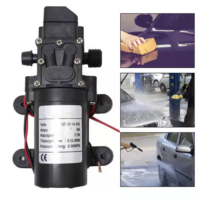 High Pressure Diaphragm Pump Smart Electric 6L Flow Rate Self