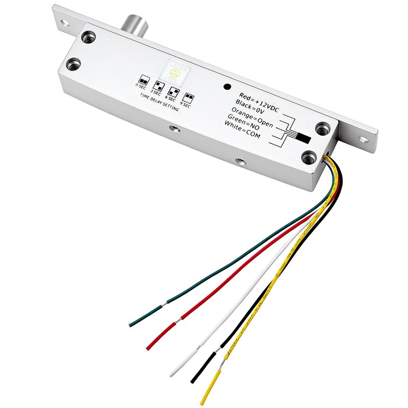 QWORK Electric Bolt Lock, Fail-Secure Deadbolt Electric Drop Bolt Lock