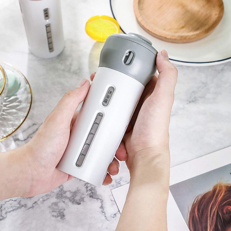 TOPINCN 4 in 1 Shampoo Container Bottle Portable Travel Conditioner