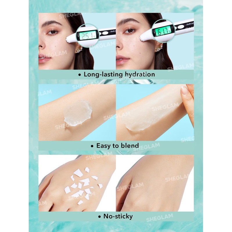 SHEGLAM Glacier Glo Smoothing Primer Hydrating Oil Control Moisturizing Primer
