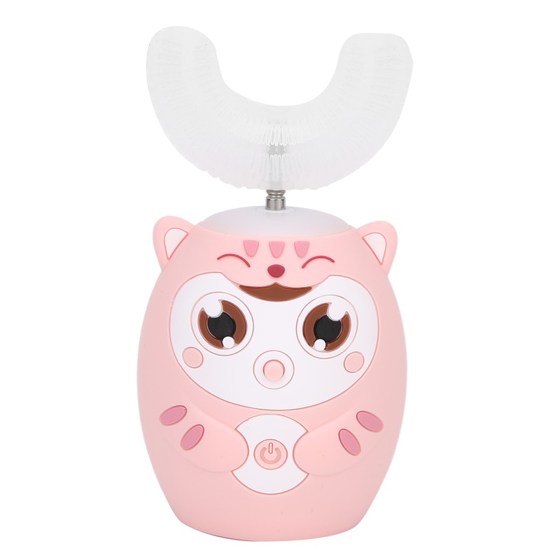 U Shaped Automatic Toothbrush Cartoon Ultrasonic Toothbrush Oral Cleaning Brush