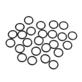 sourcing map Metric Nitrile Rubber O-Rings Seal 19 mm AD 14 mm ID 2.5 mm Width Pack of 25
