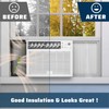 Pearwow Adjustable Window Air Conditioner Side Panels with Frame Set,Extra