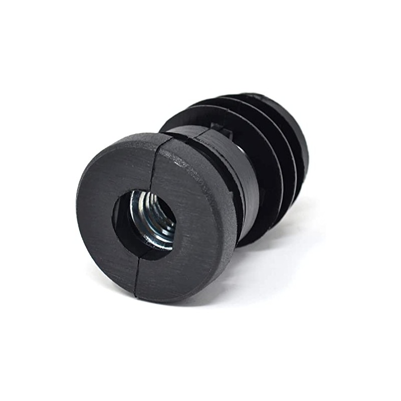 Design61 8 x Threaded Plugs Adjusting Plugs for Round Pipe