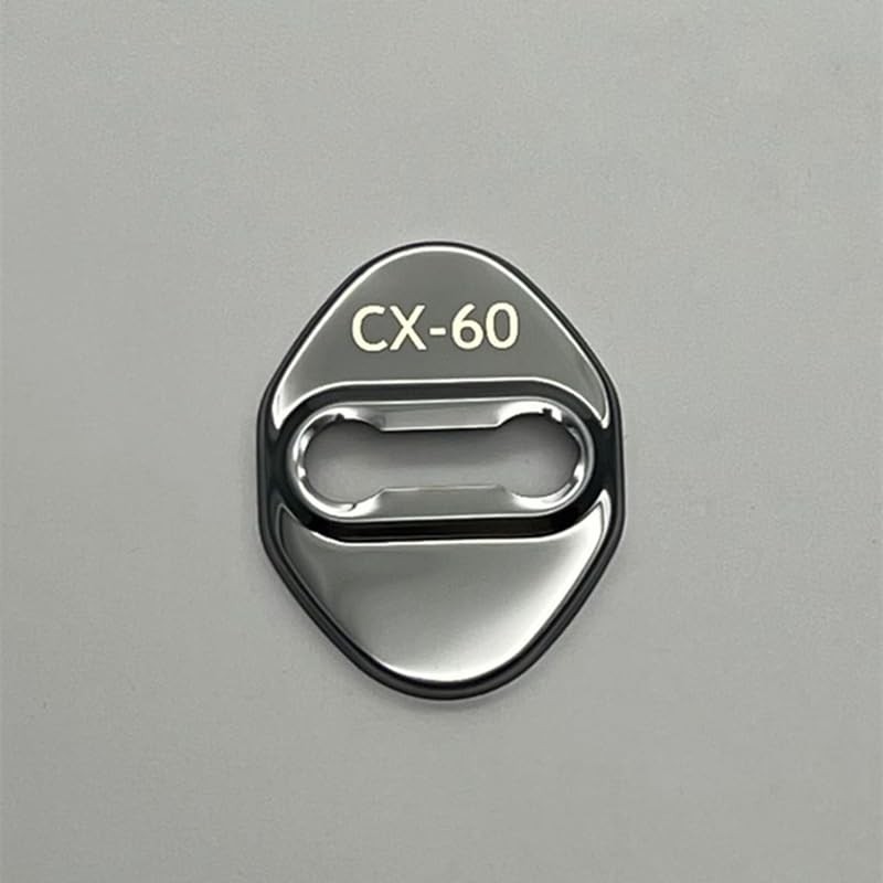 MEKOMEKO CX60-MSGB4 Mazda CX-60 Dedicated Striker Cover, Door Lock Cover,