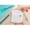 Osama BIG DISPLAY, 12-Digit Desktop Calculator with Large Tilting Display