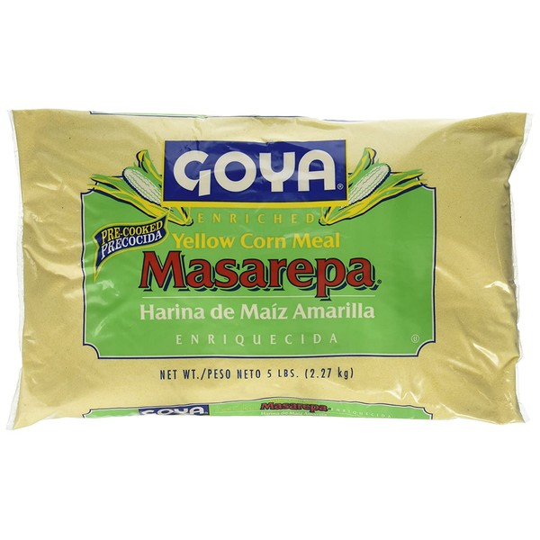 Goya Foods Yellow Corn Meal (Masarepa), 5-Pound