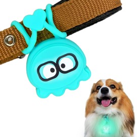 LaRoo Safety LED-Flashing Light for Dogs, Cats LED-Light Pendant Keyring, Clip on Dog Collar Charms Blinker Light Waterproof Safety Light for Walking the Dog Outdoor Sports