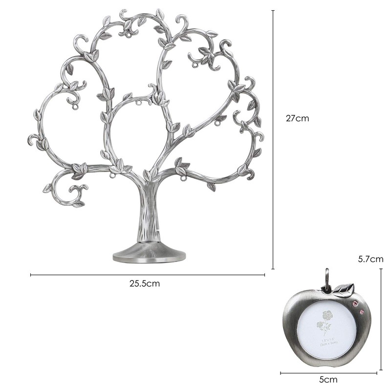 TRIXES Family Tree Photo Frame - Multi Picture Frame -