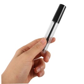 OHPHCALL 10ml Empty Mascara Tube Containers 6 Pack Eyelash Brush Tube Black Lid for Diy Beauty