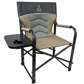 Venture Forward XL Directors Chair - Heavy-Duty Camping Chair with Table, Perfect for Camping and Outdoor Activities - 400 lbs. Capacity