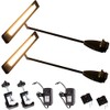 Trade Show LED Light, 2 Packs LEDupdates Warm White 24v Exhibit Display Lighting for Popup Booth, Back Drop Panel, Halogen Replacement, Includes UL Power Supply & Mounting C-Clamp Hardware