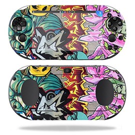 MightySkins Skin Compatible with Sony PS Vita (Wi-Fi 2nd Gen) wrap Cover Sticker Skins Graffiti Wild Styles