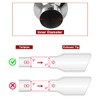 Upower Diesel Exhaust Tip 5 inch Inlet 8 inch Outlet