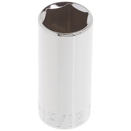 CRAFTSMAN Deep Socket, SAE, 3/8-Inch Drive, 13/16-Inch, 6-Point (CMMT43338)