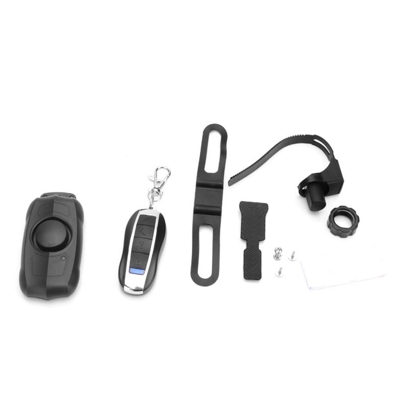 USB Rechargeable Anti Theft Bike Alarm Vibration Trigger Alarm with