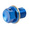 NICECNC Blue M12 x 1.5 Magnetic Oil Drain Plug Bolt