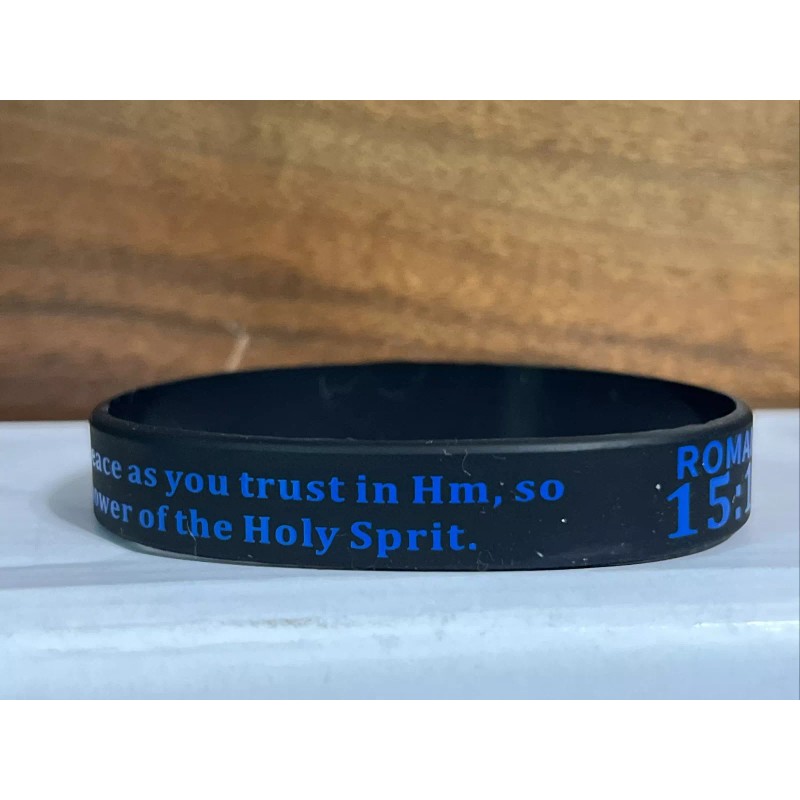 Faith Bible Verse Wristbands For Religion Religious Scripture Romans 15:13