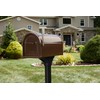 Architectural Mailboxes Hillsborough™ Heavy duty Decorative Steel Metal Post Mounted