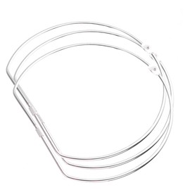 Operitacx 5pcs 8 D Buckle Truck Accessories Tape Storage Ring Washi D Shape Ring Backpack D Ring Handbag Scrapbook Washi Tape Storage Purse Accessories Semi Circular Ring Inch Screw To Open