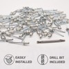SKIR'CO Pack of 400 blind rivets painted 4.0 x 8