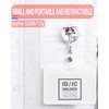 IAMRAVER 2 Pack Retractable Badge Holders Cute Badge Reel Badge