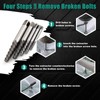 COMOWARE 10pcs Screw Extractor & Left Hand Drill Bit Set,