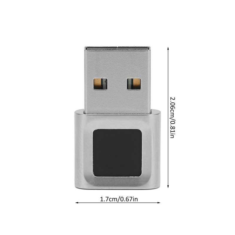 Arcanite USB Fingerprint Reader Scanner for PC Windows 11 Zinc