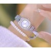 BESTKANG Luxury Gold Watch for Women, Crystal Diamond Dress Wristwatch