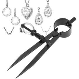 Brrnoo Fine Point Divider Jewelry Marking Tool Tapered Legs Engraving Tools Jewelry Repair (S)