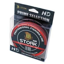 Stork HD, Stork 4-Strand Braided Fishing Line 300m (Red, 15 lbs / 6.8kg / 0.15 mm)