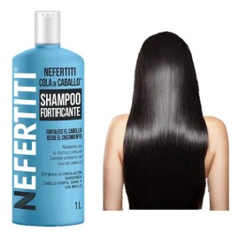 Shampoo Cola De Caballo Para Crecimiento Nefertiti De 1 Lt