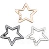Star Shaped Stainless Steel Keychain Clip Carabiner Snap Hook Holder