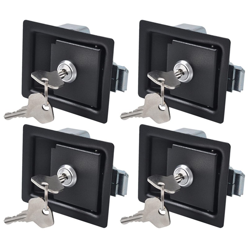 RV Trailer Lock - Trailer Toolbox Locks Paddle Handle Lock
