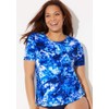 Swimsuits For All Women's Plus Size Chlorine Resistant Swim Tee