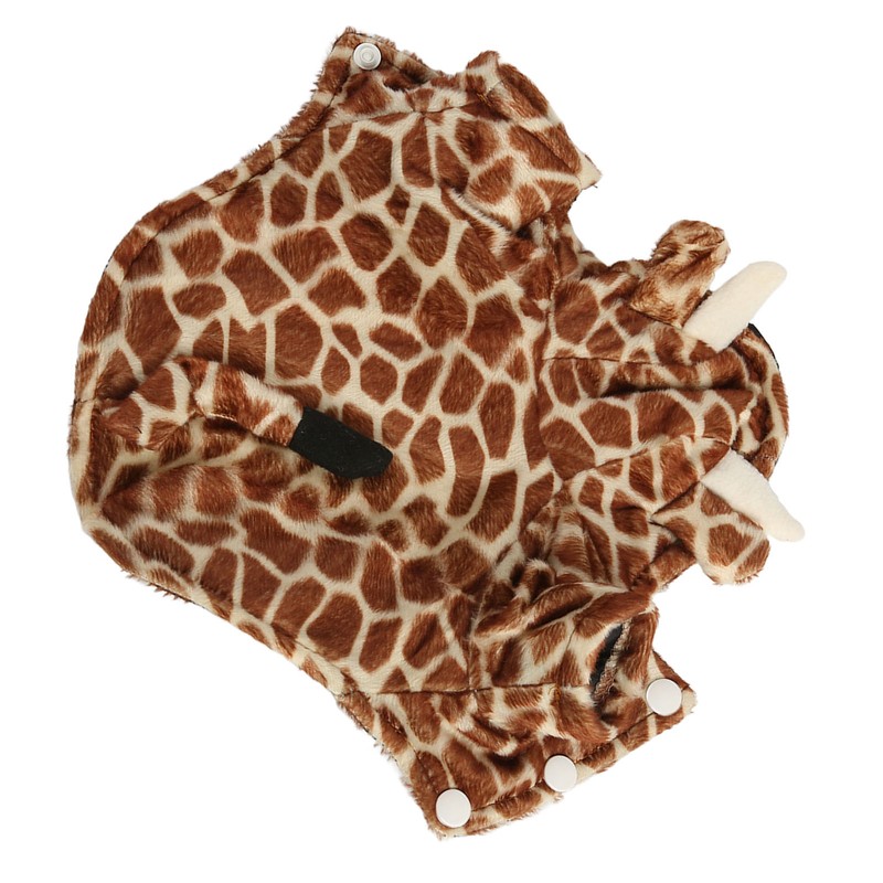 Dog Hoodie Winter Jacket Cute Fun Giraffe Design Warm Puppy