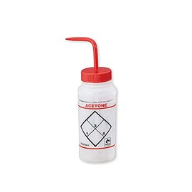 As One 11646-0622 Acetone /1-8542-01 Labeled Wash Bottle