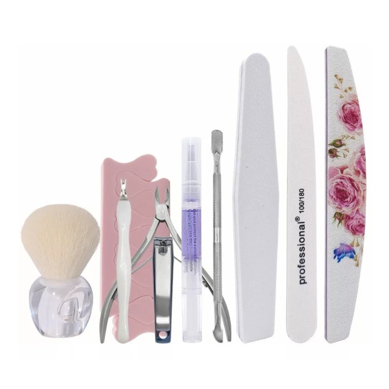 Maange Profesionales Limas Para Uñas Set Belleza Para Uñas 10