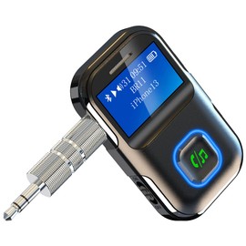 Auto 2 in 1 Wireless Bluetooth 5.0 Empfänger 3.5mm Auto Aux Stereo Audio Musik Adapter Handfree Kopfhörer Mic Adapter Car Kits