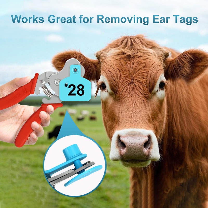Stainless Steel Ear Tag Removing Tool for Cattle Sheep Goat