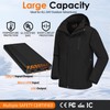 Unilove Heated Jacket for Men with 15000mAh Battery Pack,7 Heating